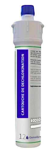 Cartouche déchlorination