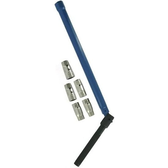 Clé de démontage de robinet, 5 douilles