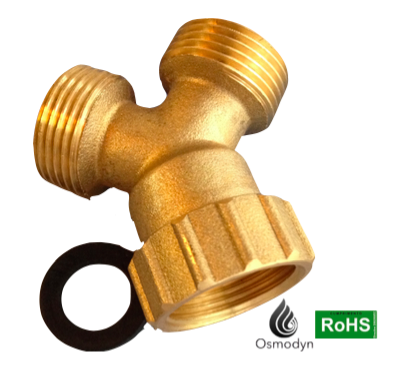 Raccord Y LAITON (20x27)