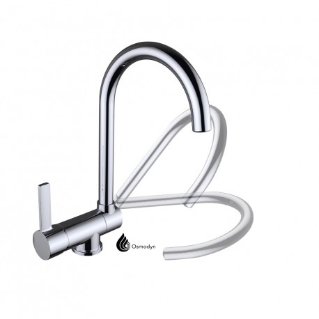 Robinet de cuisine rabattable avec douchette HANSGROHE Talis M52 220 sBox 2  jets chromé ❘ Bricoman