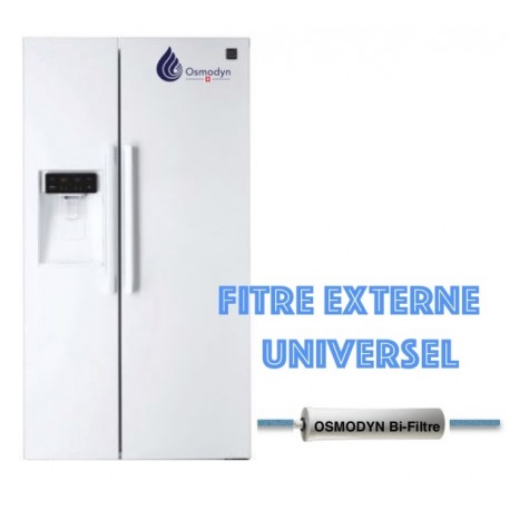 Filtre universel externe réfrigérateur américain