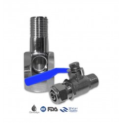 Connecteur by-pass T tube 3/8" F/M 3/8 2