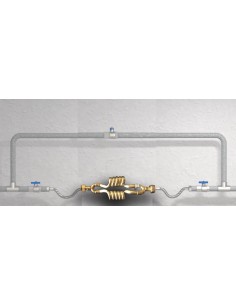 Dynamisation double vortex Cuivre Or Argent 15x21 2