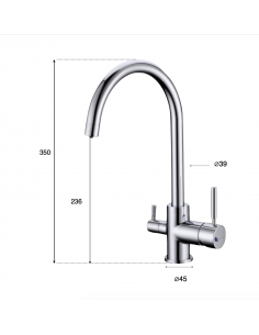 Robinet 3 voies col de... 2