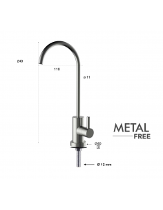 Robinet 1 voie Small- Mat- Metal Free 2