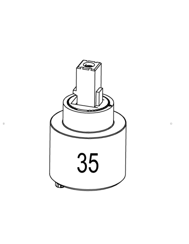 Cartouche eau osmosée  Chef chromé...