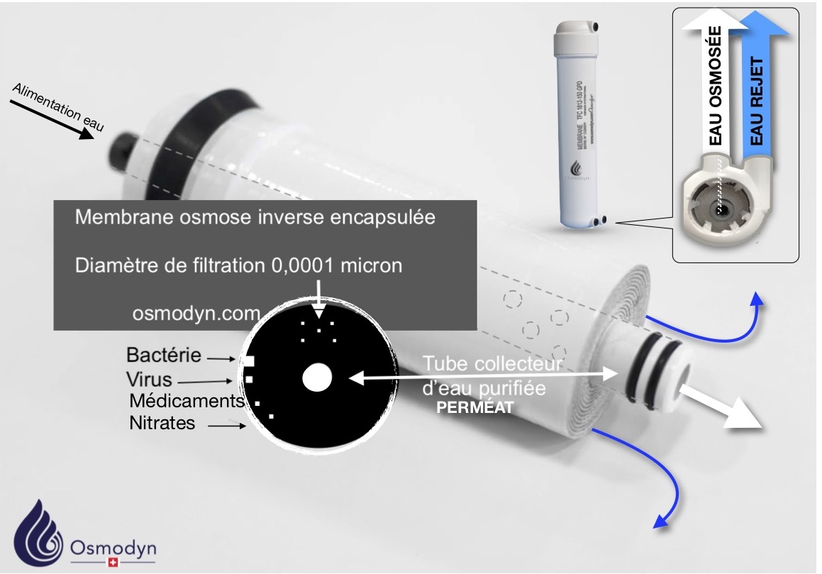 raccordement membrane