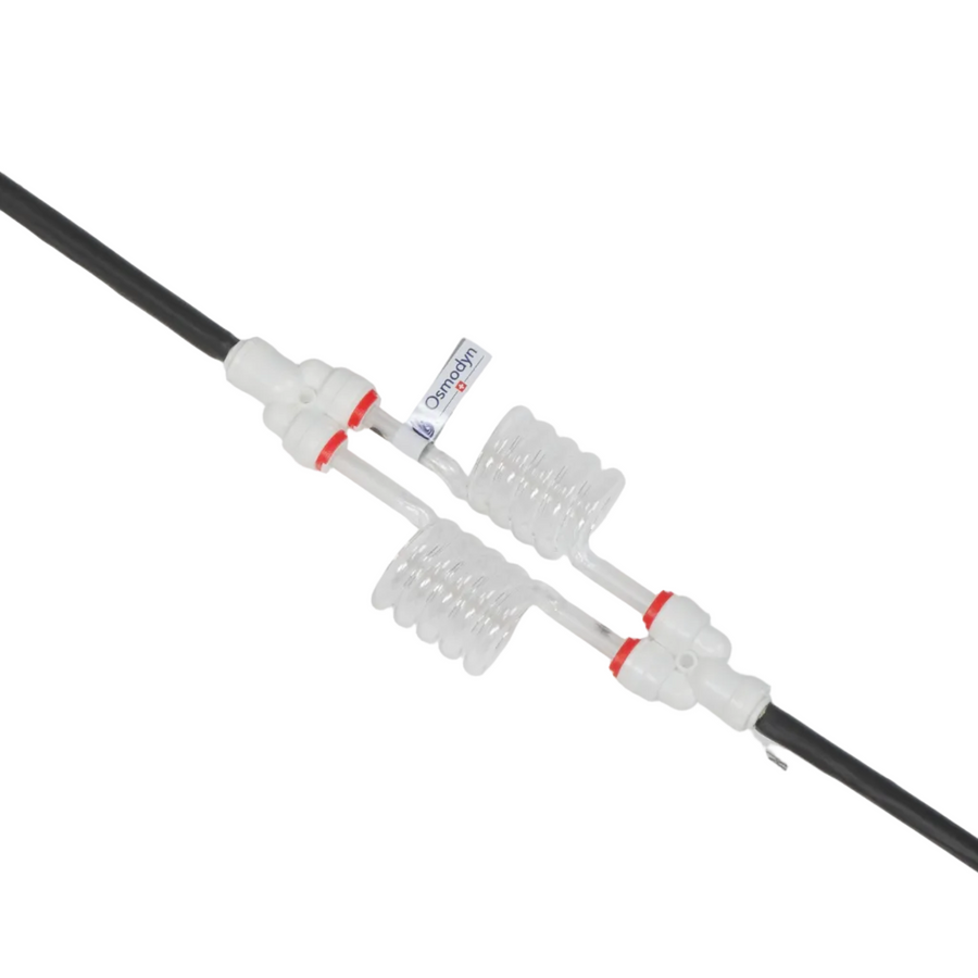Ø 1/4" Double vortex dynamizer borosilicate glass Elixir-Osmodyn