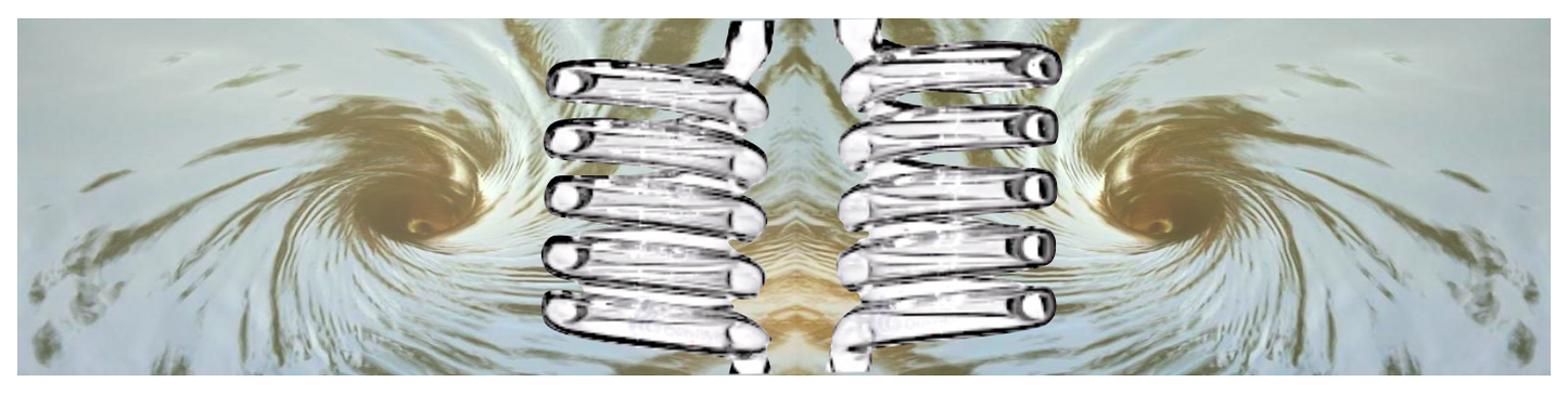 Ø 1/4" Double vortex dynamizer borosilicate glass Elixir-Osmodyn