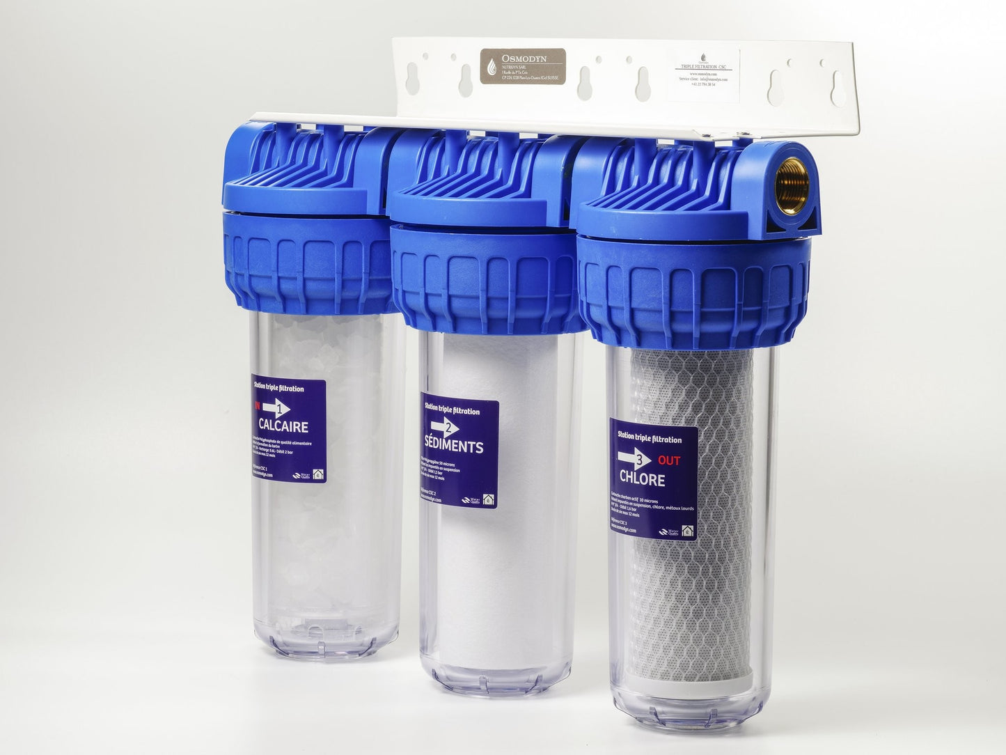 Jährliche Erneuerung 3 CSC-Filter - 9 3/4 (10")