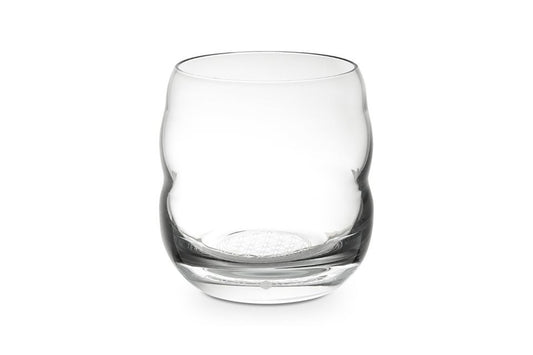 Shape wave and flower of life glass - lead-free