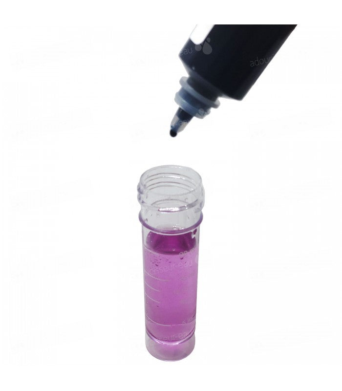 Test d'analyse dureté de l'eau