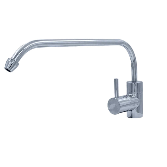 Extra-low chrome 1-way tap