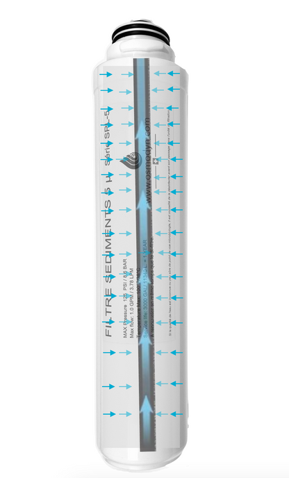 Cartouche sédiment baïonnette