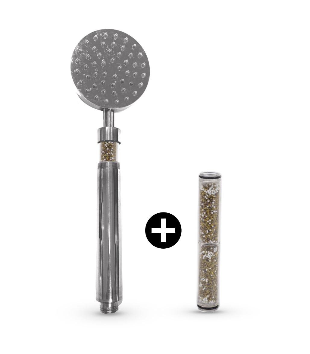 Dynamisierende Kalk-Chlor-Filterdusche