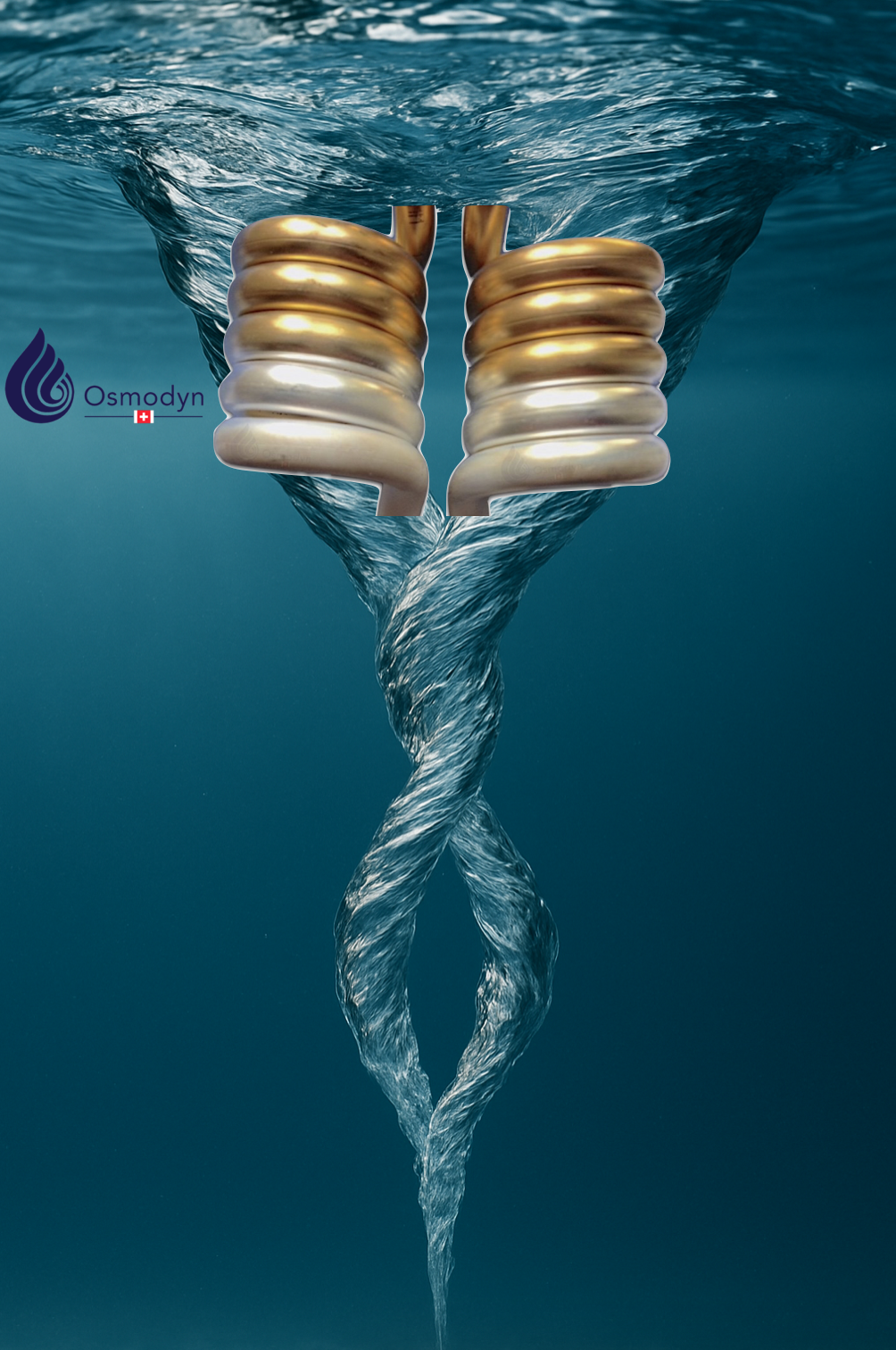 ∅ 1/4'' Dual Vortex Dynamizer Cu Au Ag