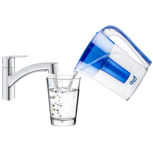 Carafe de table Bleue Quell ultra-filtration Disruptor®