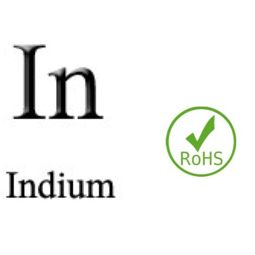 Electrode Indium, In