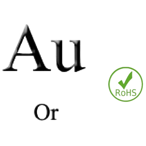 Electrode Or, Au 24 carats