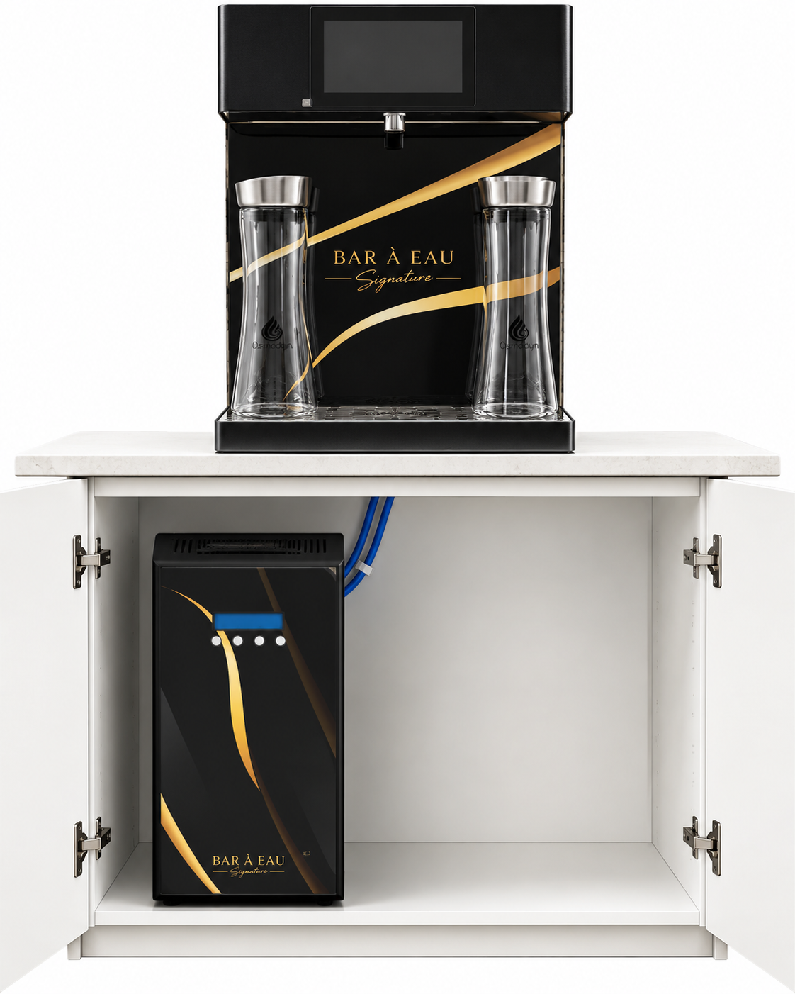 Bar à Eau Signature  sur comptoir avec osmoseur 120 litres