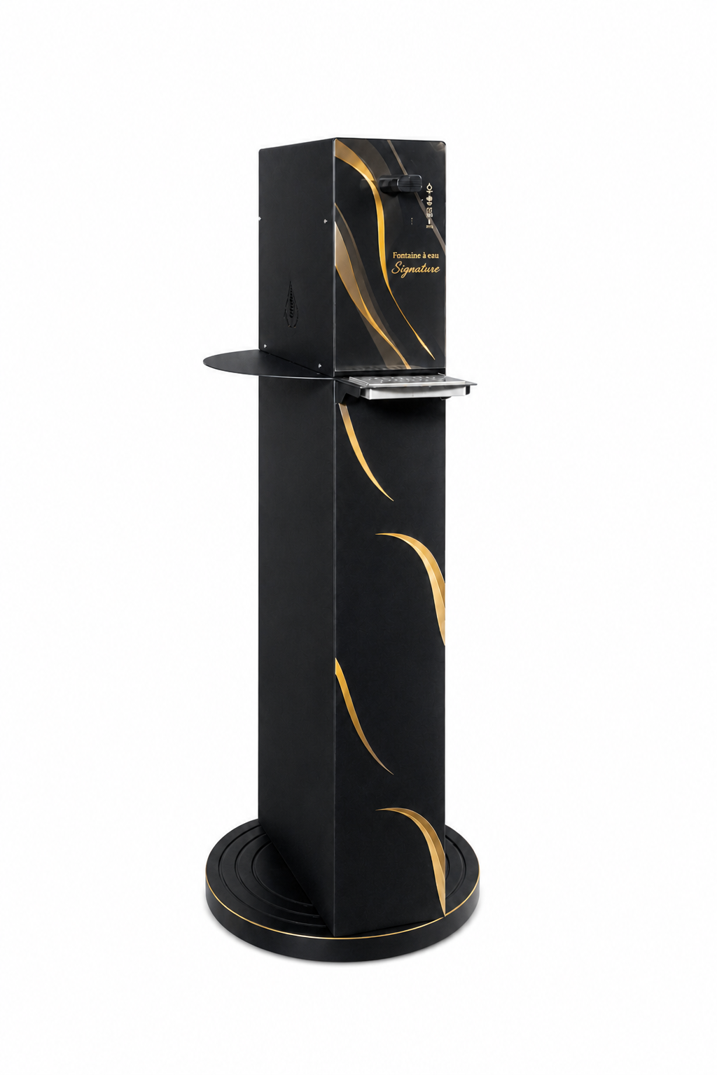 Colonne Bar à eau Signature eua osmosée, faiche et gazeuse pour lieux publics, hôtel et bureaux