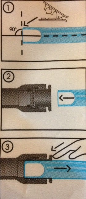 Connecteur by-pass T tube 3/8" F/M 3/8