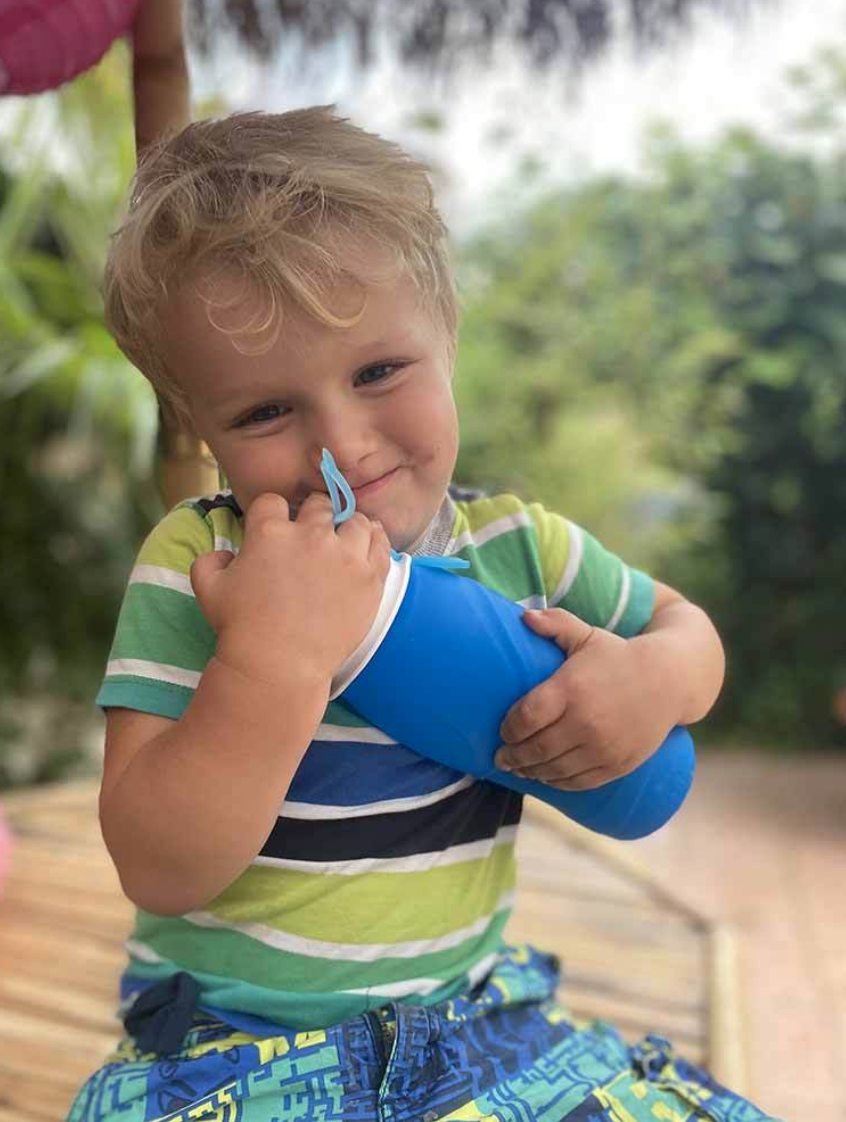 Gourde filtrante compressible