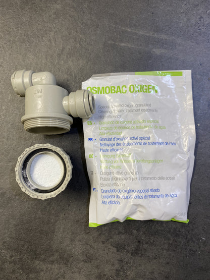 kit Osmobac avec raccord rapide  pour désinfection systeme RO et UF