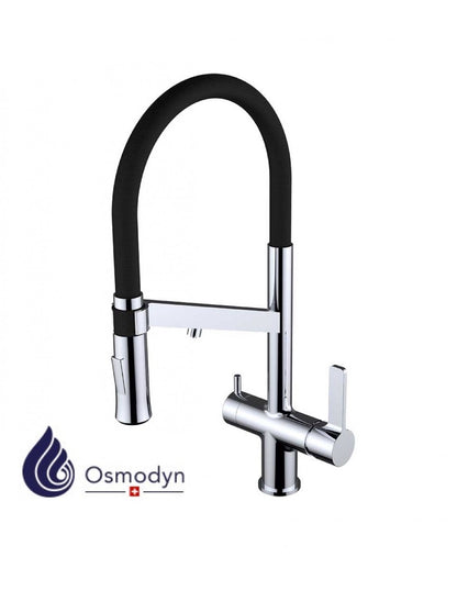 Kit osmoseur  Slim-pure osmodyn vortex, robinet 3 voies chef, douchette, chromé