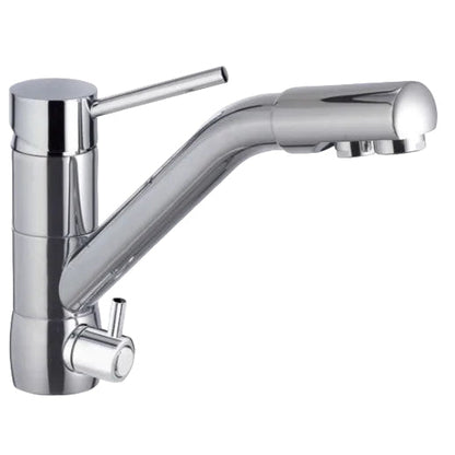 Robinet mitigeur 3 voies Osmodyn, bec bas, pour osmoseur