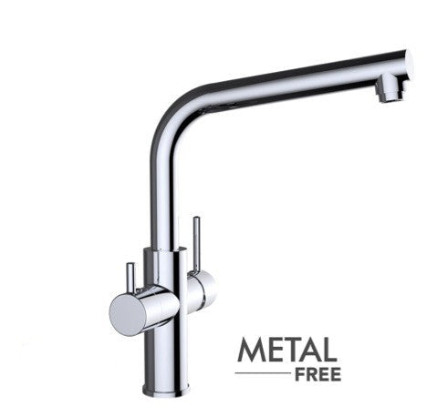 Robinet mitigeur 3 voies Osmodyn, bec haut Metal Free