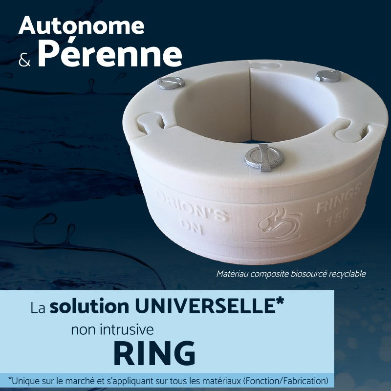 Solution anticalcaire universelle : Le Ring (sans aimants)