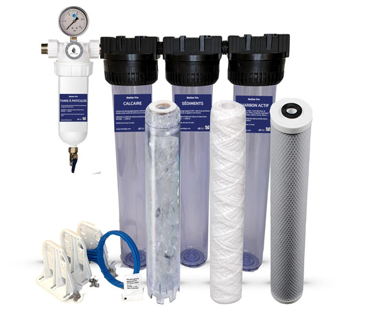  Station filtration eau de ville CSC 20 pouces,  Osmodyn