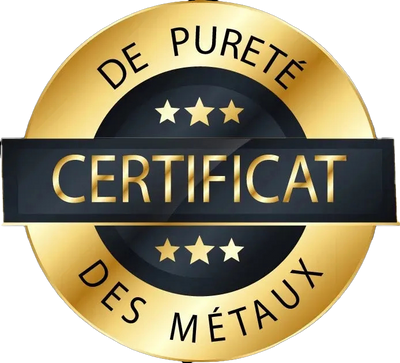 Certificat de puerté des métaux et électrodes/tiges/vortex de dynamisation  Osmodyn 