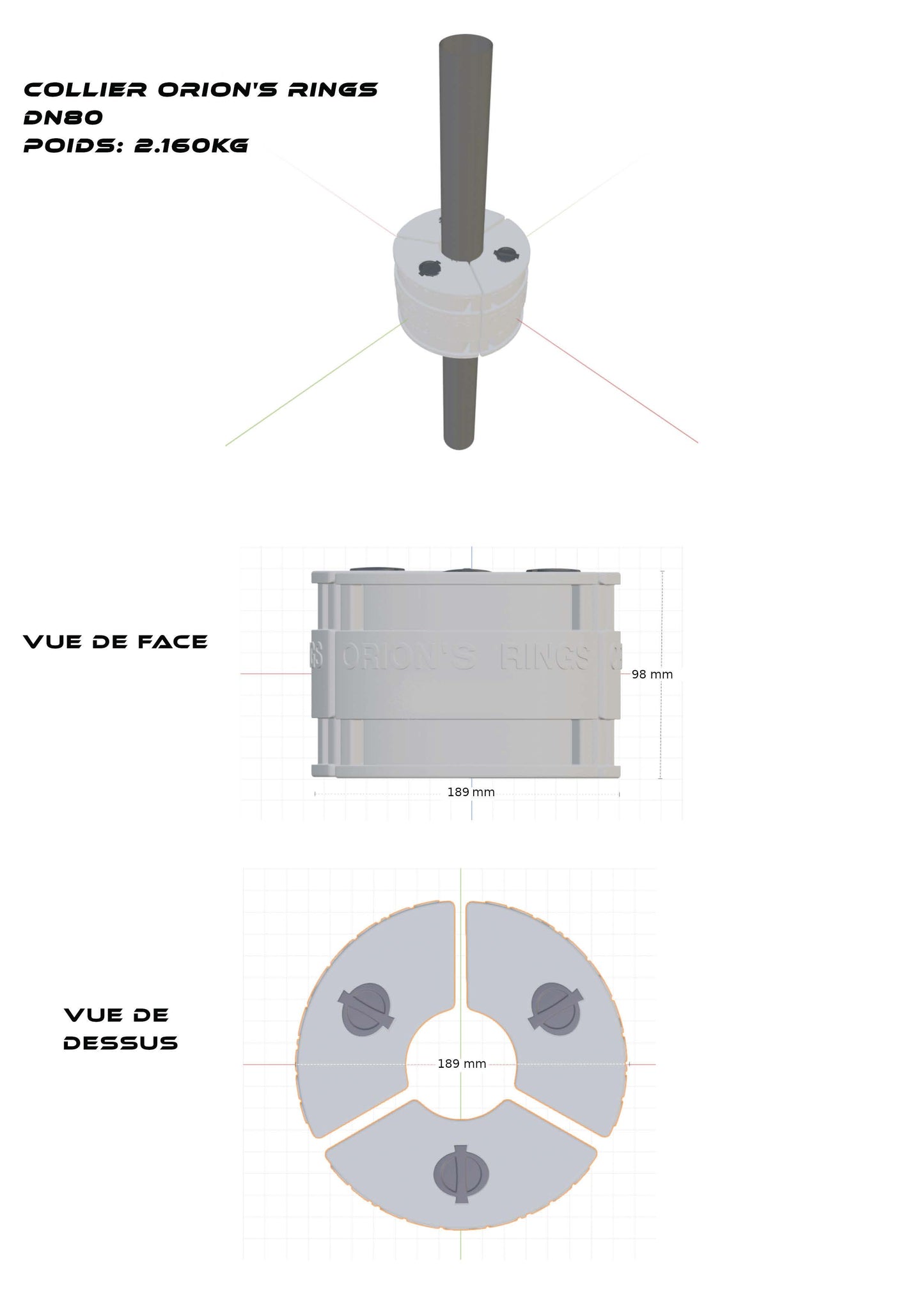 Dimensions RING80