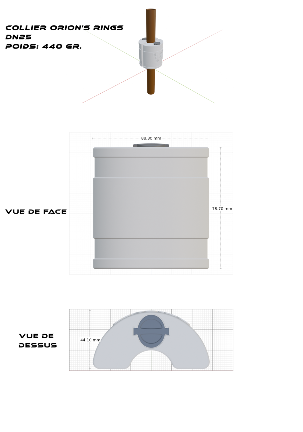 Dimensions RING25