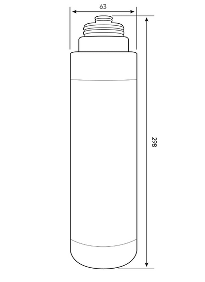 Dimension des filtres à baïonnette Osmodyn