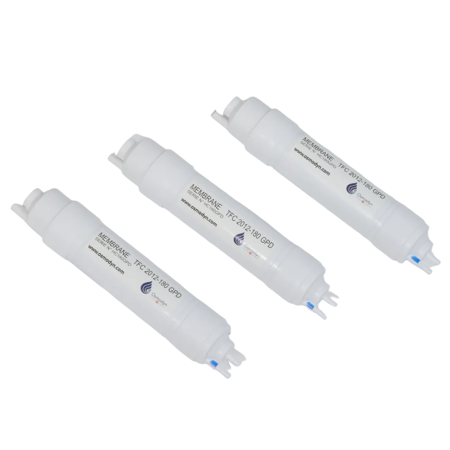 Kit de 3 membranes osmose inverse 2012-180GPD, Osmodyn