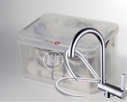 Kit osmoseur Premium vortex Elixir, robinet 3 voies rabattable