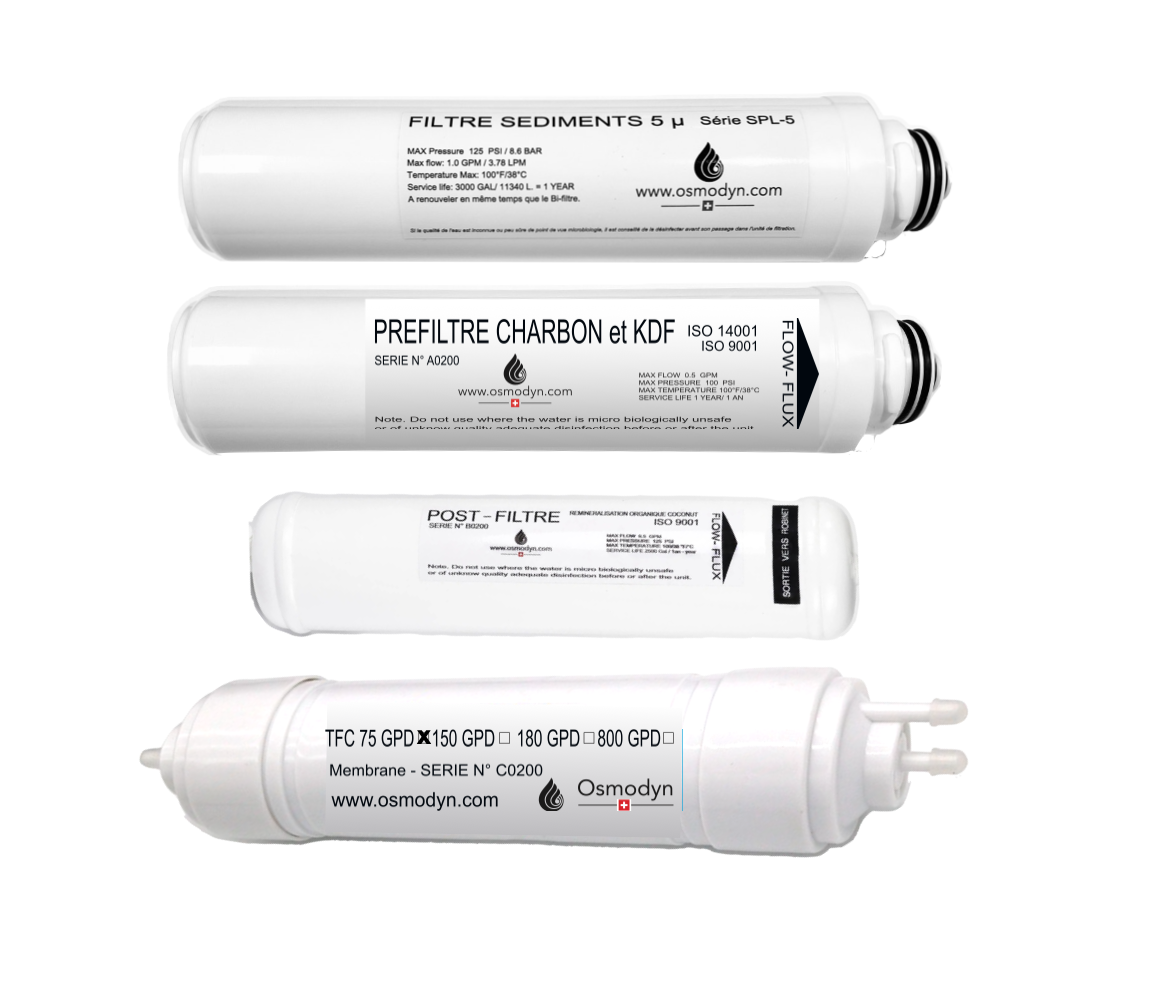 Kit de renouvellement Osmoseur Eo-Nature-osmodyn