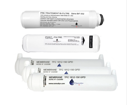 Filtres de renouvellement osmoseur Premium, Osmodyn