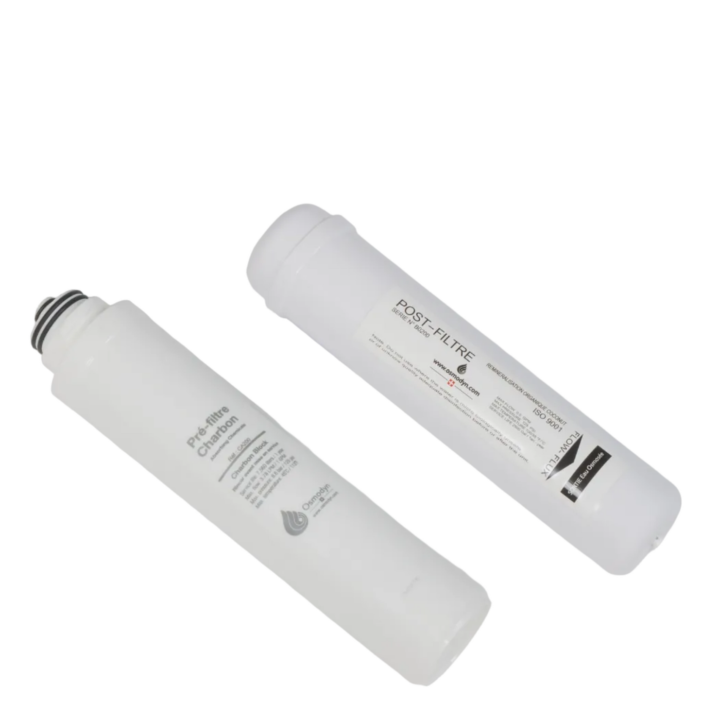 Pré-filtre charbon & post-filtre minéralisant osmodyn