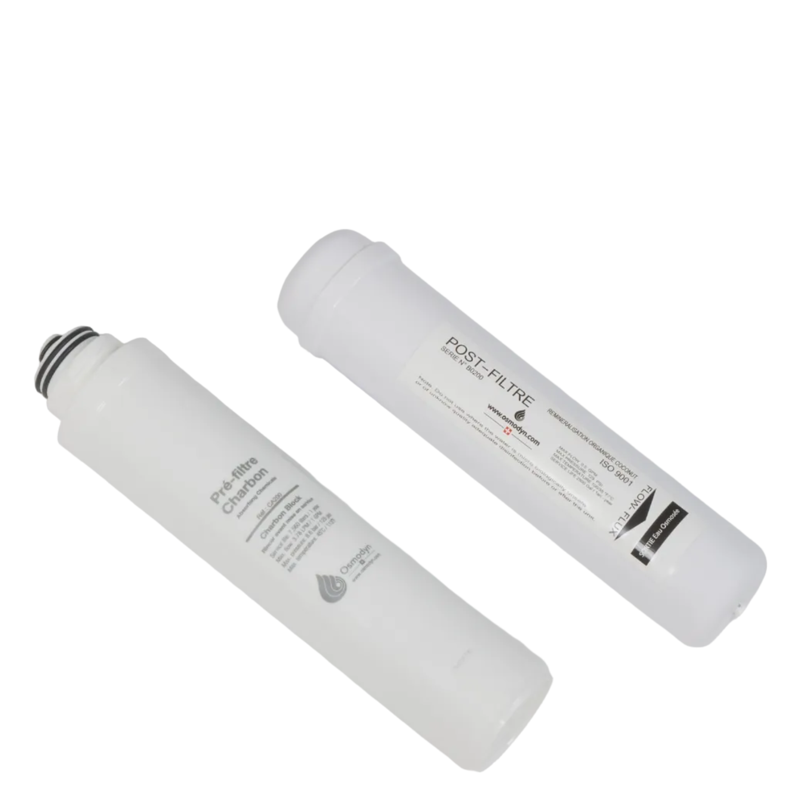 Pré-filtre charbon & post-filtre minéralisant osmodyn