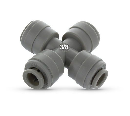 raccord rapide croix 3/8" dmfit pour osmoseur