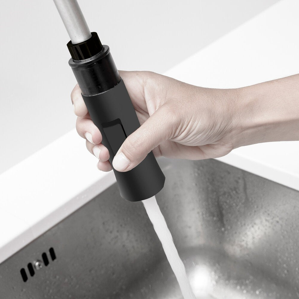 Douchette du robinet mitigeur 3 voies Osmodyn Chef, douchette, finition noir mat