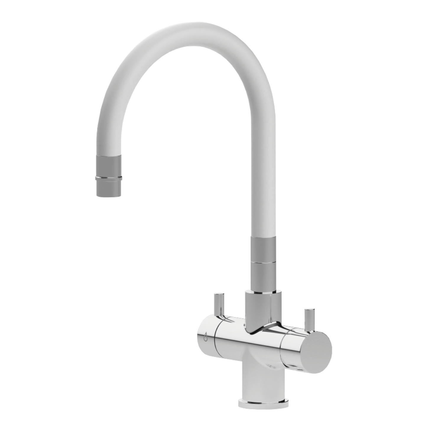 Robinet 5 voies flexible blanc