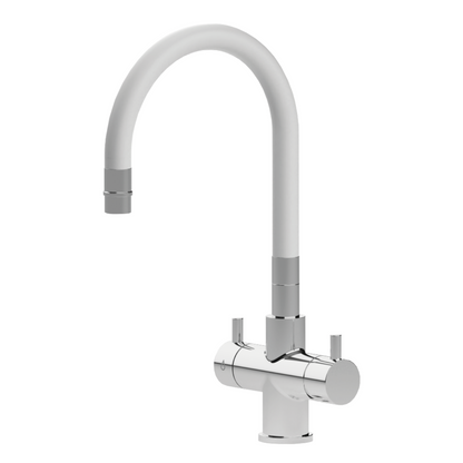 Robinet 5 voies flexible blanc