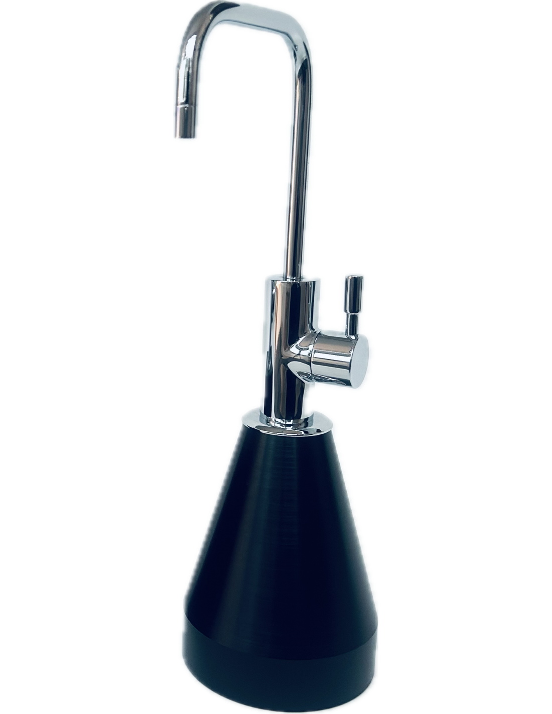 robinet de voyage, mobile sans perçage forme elliptique Metal free pour osmoseur