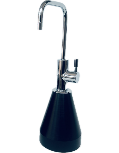 robinet de voyage sans perçage forme elliptique Metal free pour osmoseur osmodyn