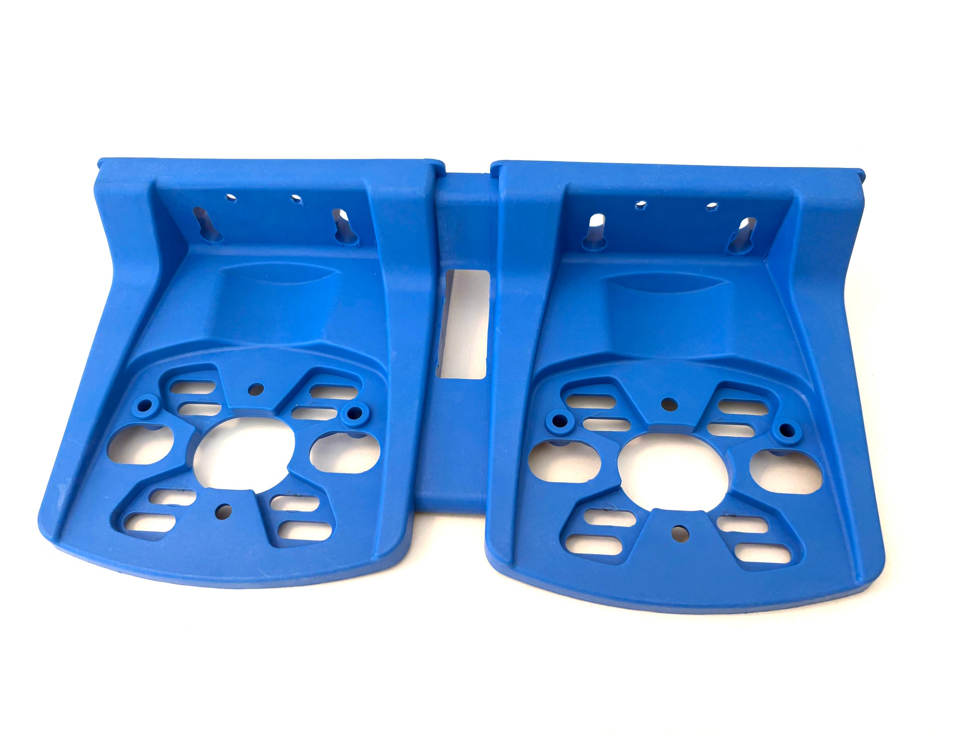 Support double pour porte-filtre en 10 et 20 pouces standard bleu